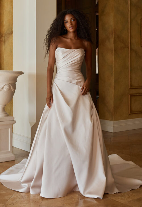 ML26754_OrrieDO1 madi lane orrie. alijn trouwjurk in champagne kleur